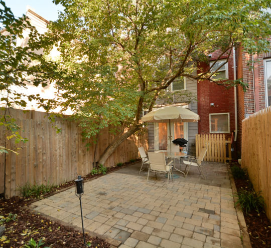 Intern Housing Outdoor Living Area