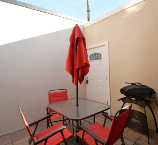 Intern Housing Outdoor Living Area